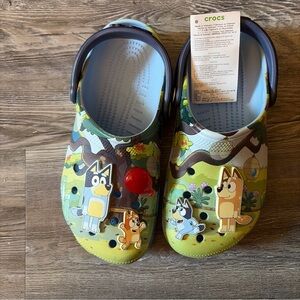 New! CROCS Bluey clogs adult W 8, M 10